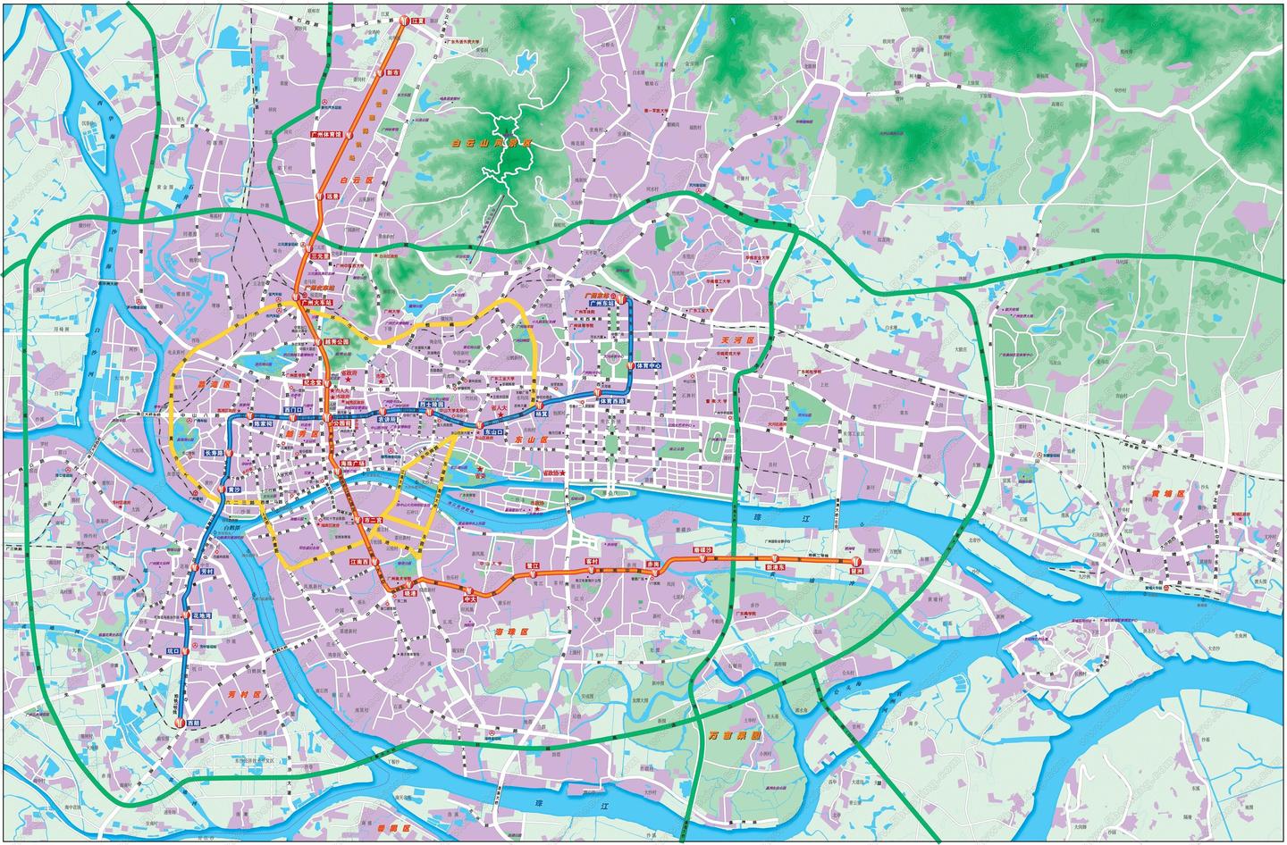广州最新城市地图及其使用指南